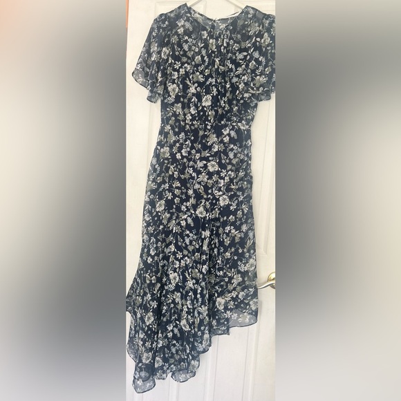 ASTR flutter sleeve flowy asymmetrical Dress revolve Anthropologie medium boho - Picture 7 of 10